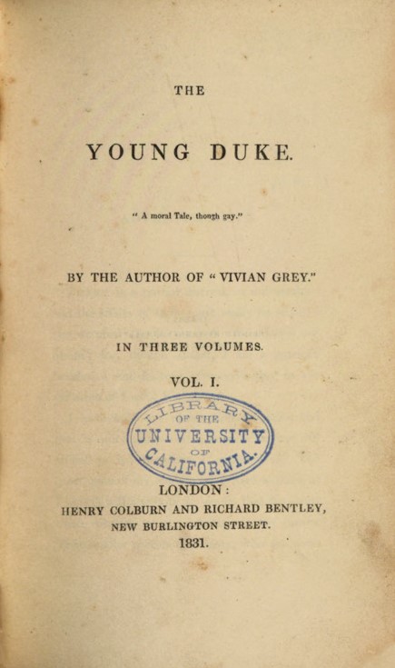 The Young Duke vol. 1