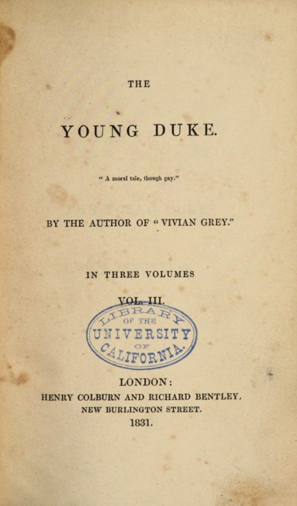 The Young Duke vol. 3