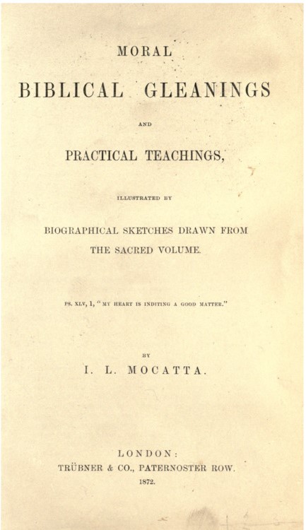Moral Biblical Gleanings and Practical Teachings, Illustrated by Biographical Sketches Drawn from the Sacred Volume